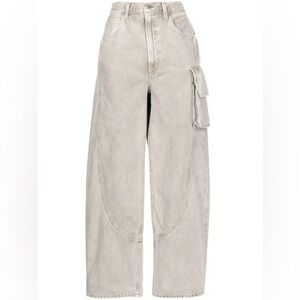 CLOSET CLEAN OUT AGOLDE Stone Gray Pants - Cass Wide Leg